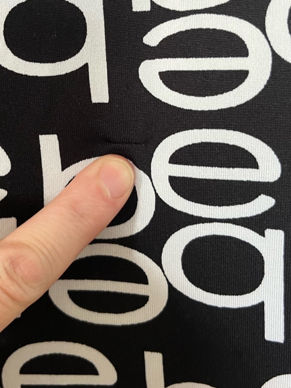 Bebe black and white logo robe - medium - Picture 5 of 6